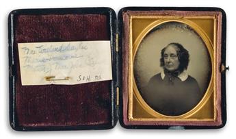 (AMERICAN PORTRAITS) Group of 41 sixth-plate daguerreotype portraits, including one attributed to Southworth & Hawes.